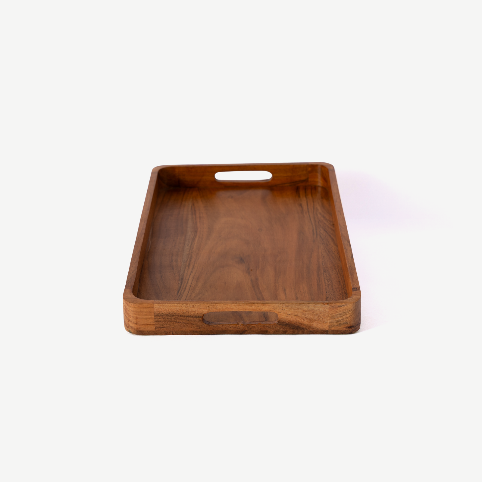 Acacia Wooden Rectangular Tray - Image 4