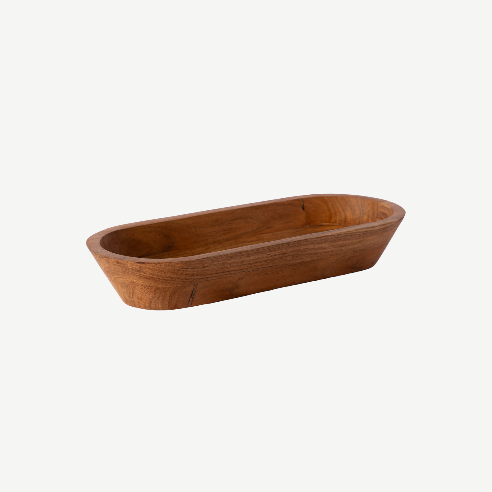 Long Serving Wood Bowl