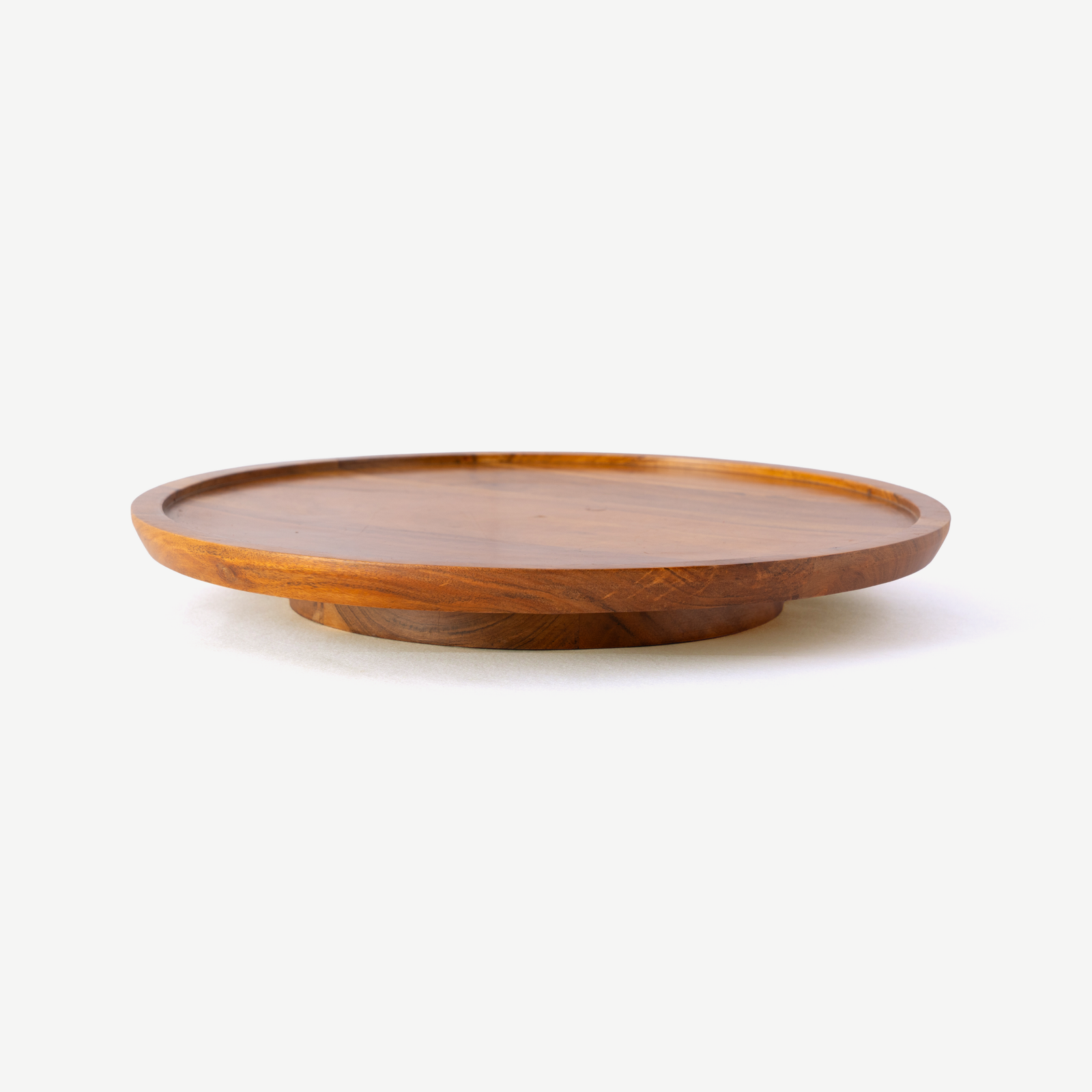 Acacia Rotating Tabletop Tray