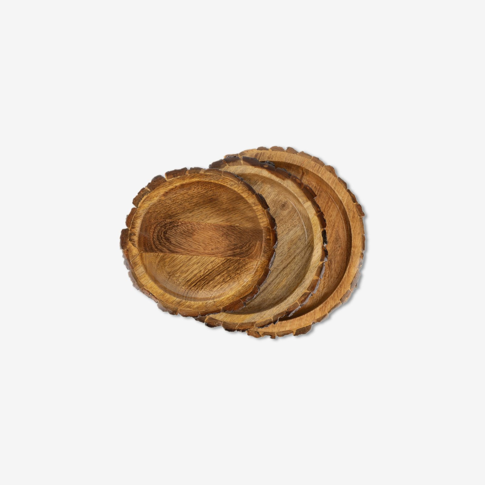 Round Bark Platter