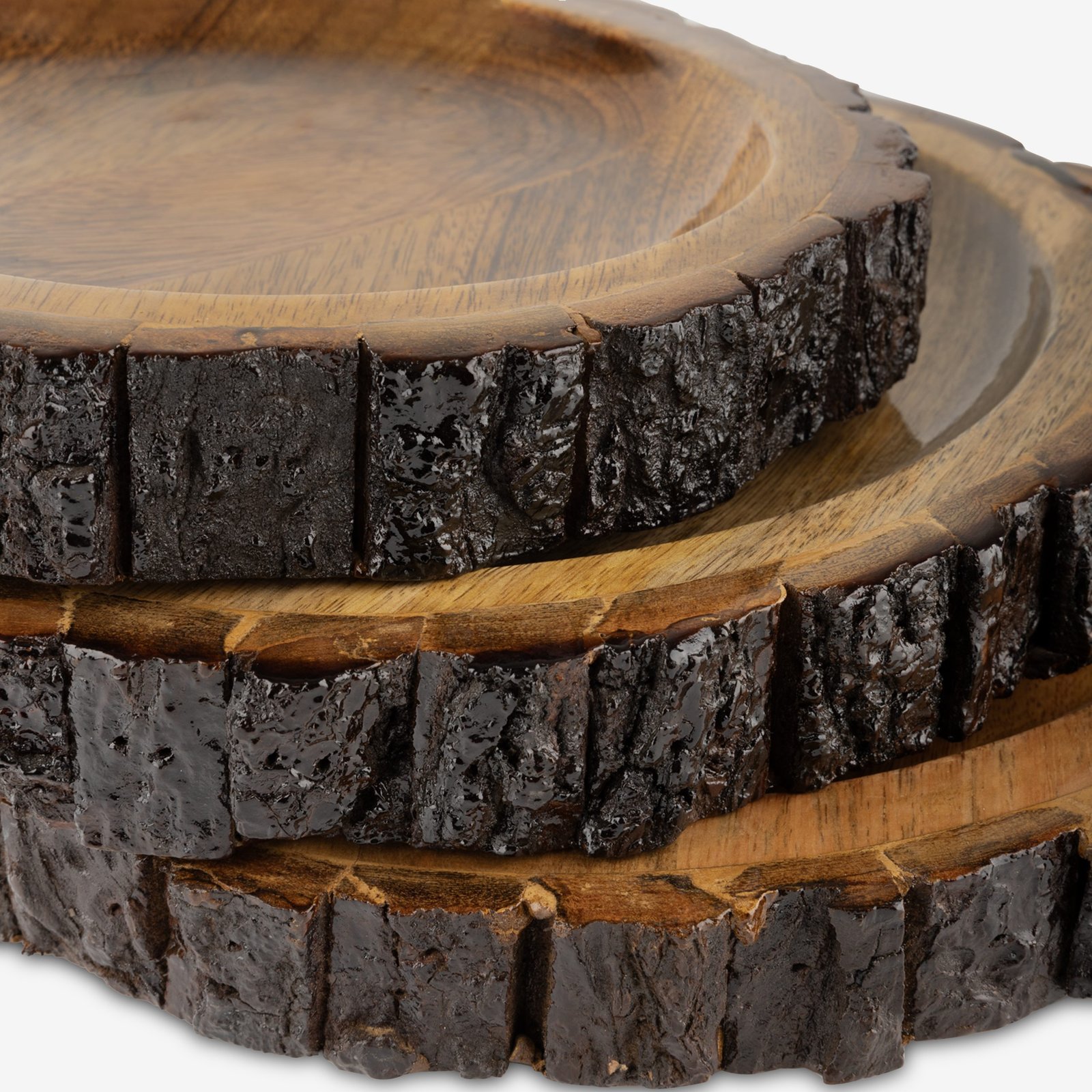 Round Bark Platter - Image 2