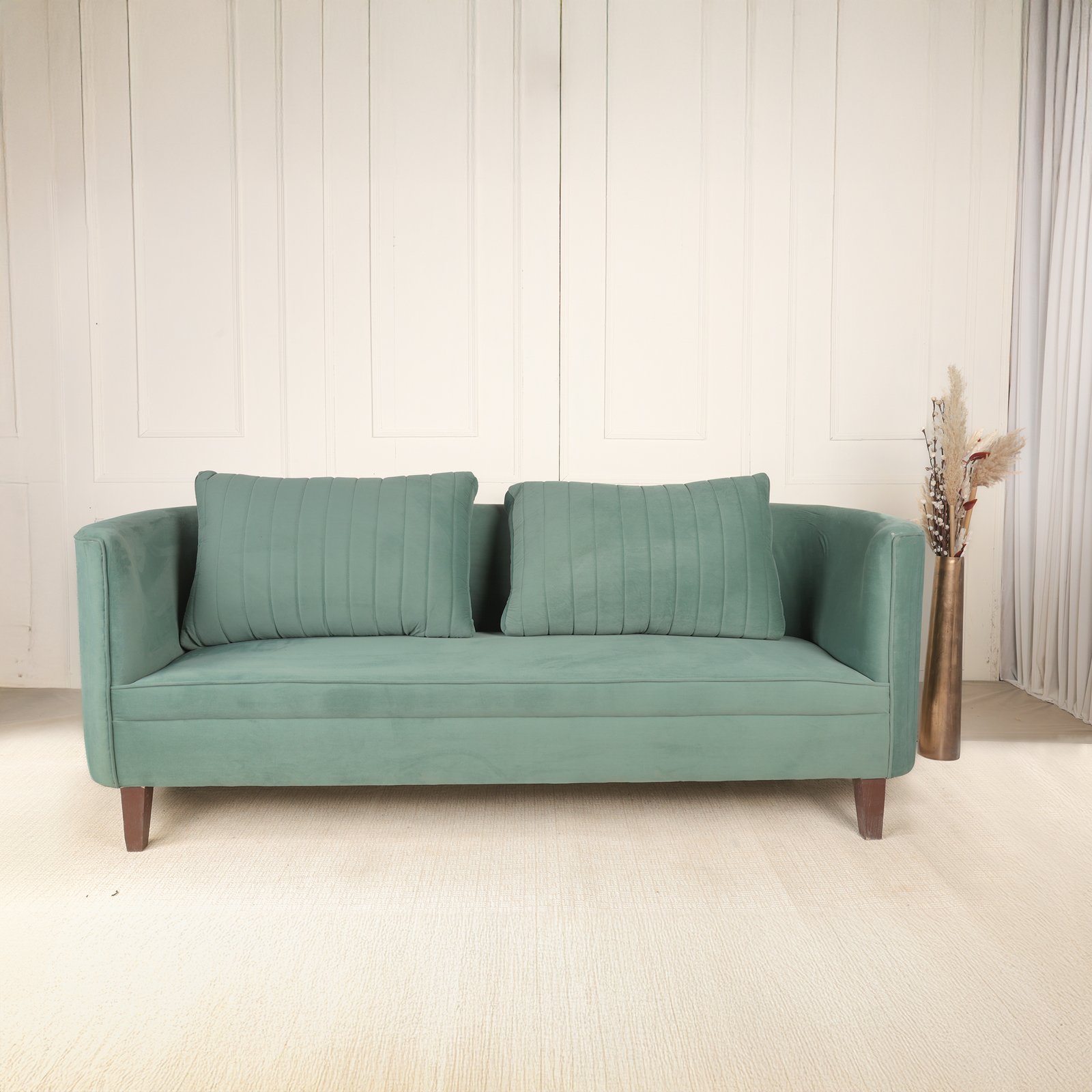 Olive Box Sofa - Image 4