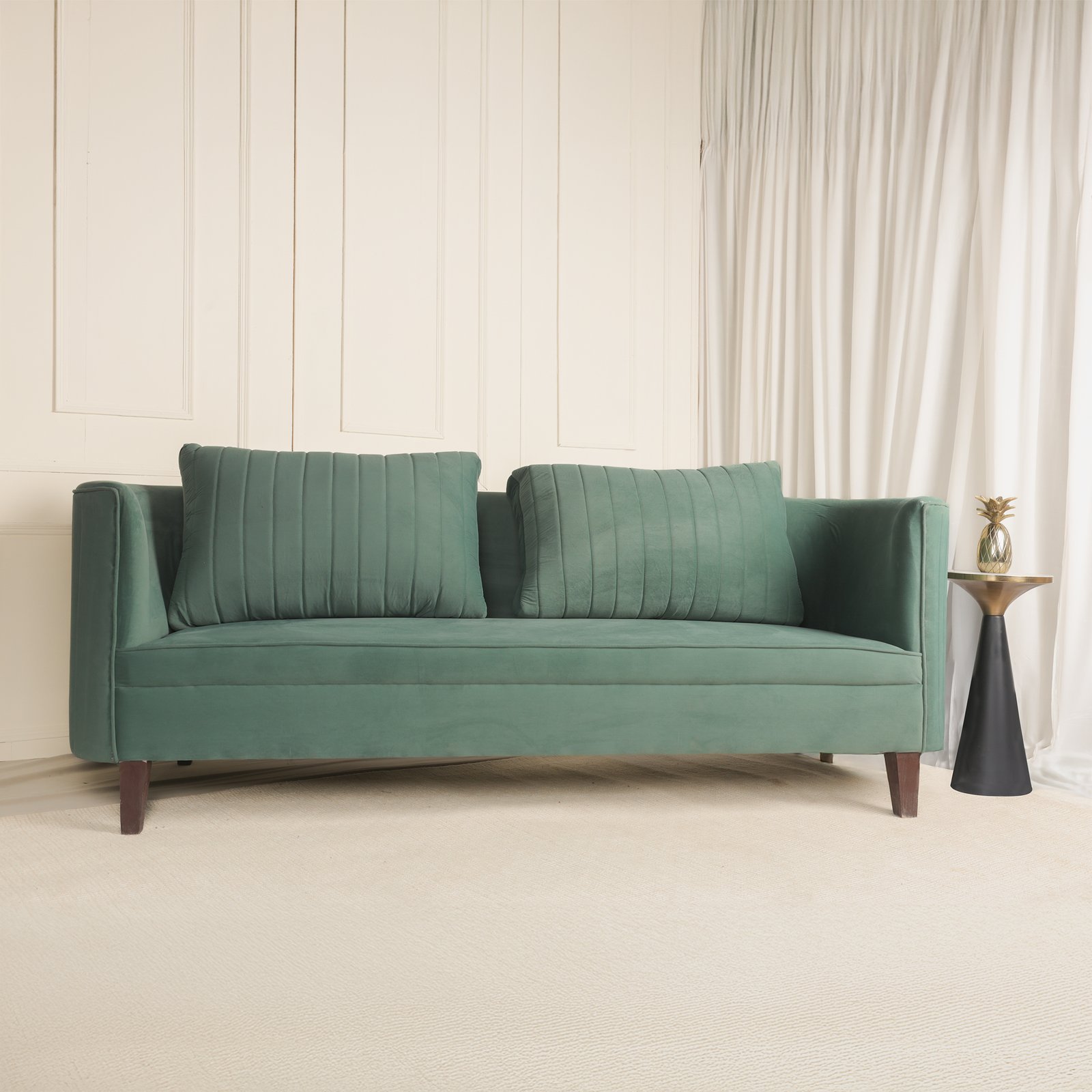 Olive Box Sofa - Image 2