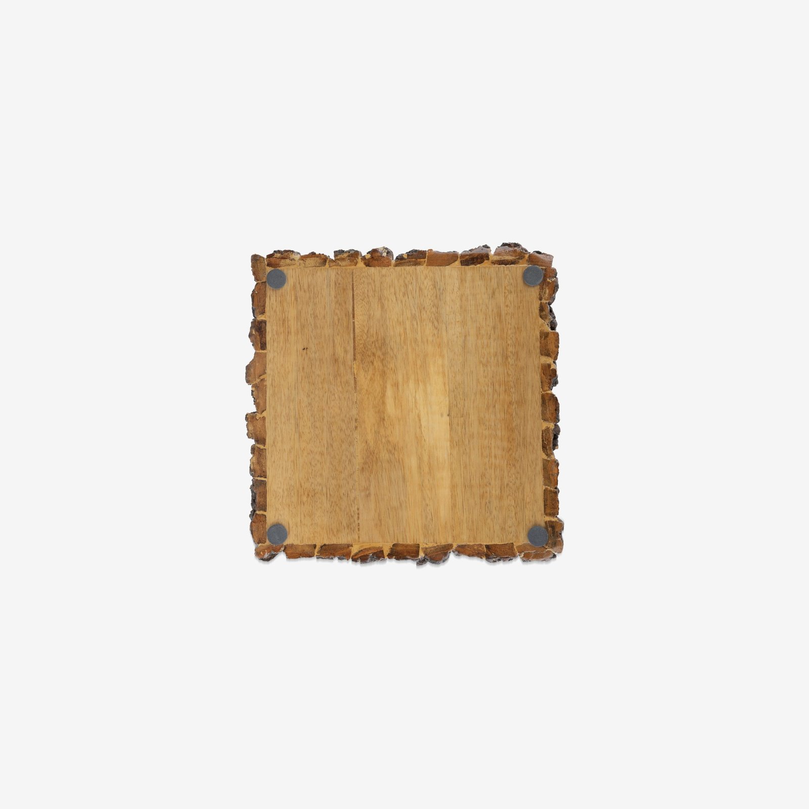 Wooden Square Bark Tray - Image 3