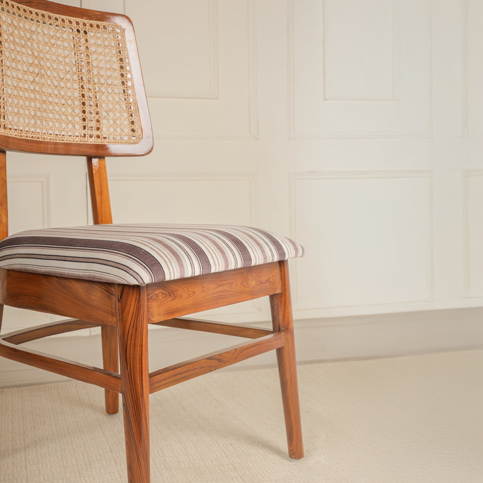 Lined Timber Chair - Image 3