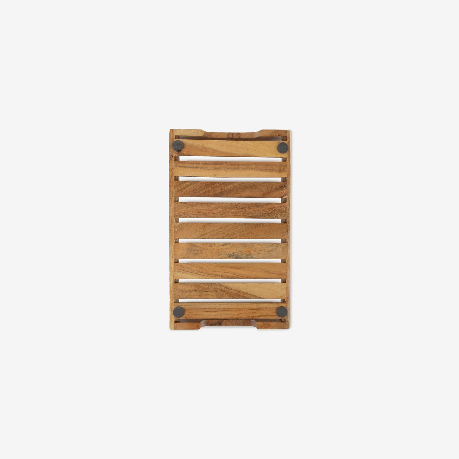 Wooden Stripped Tray - Image 4