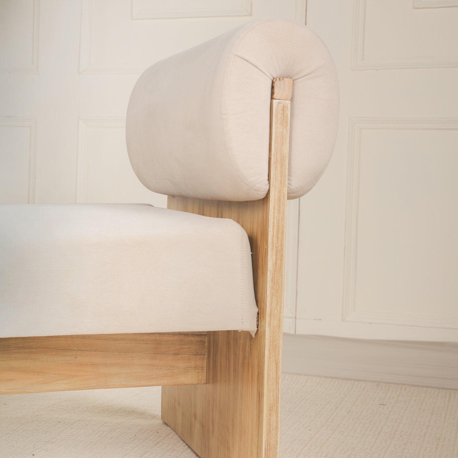 Boho Ivory Vedi Chair - Image 3