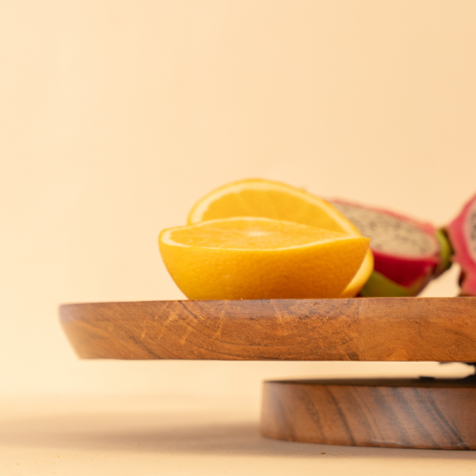 Acacia Rotating Tabletop Tray - Image 2