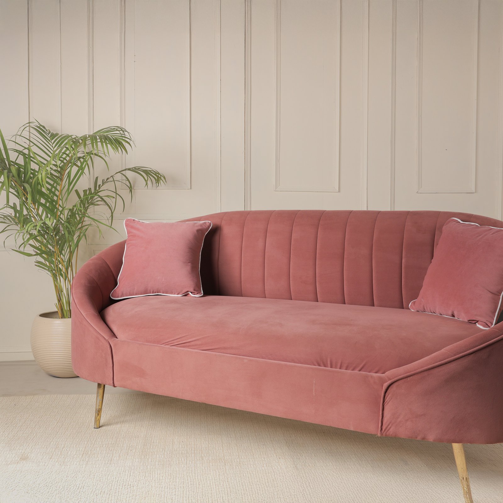 Rosé Aura Sofa - Image 3